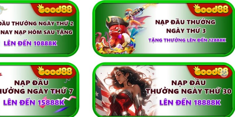 Nạp đầu thưởng ngày thứ 3 - cơ hội "ăn đậm" 12.888K